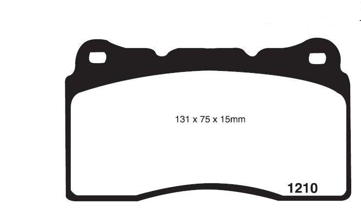 RDA Phantom Ceramic Brake Pad Set Front RDC2161