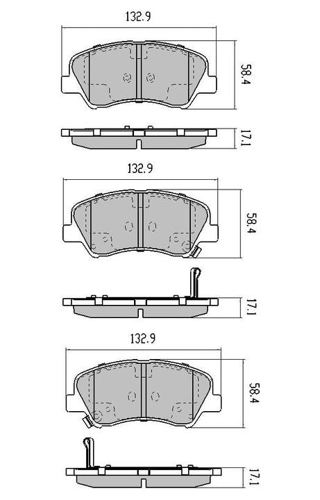 RDA Phantom Ceramic Brake Pad Set Front RDC2173