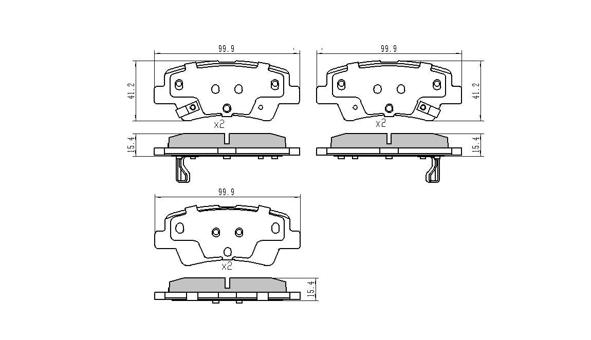 Dorman Universal Bonnet Rod Clip 45395