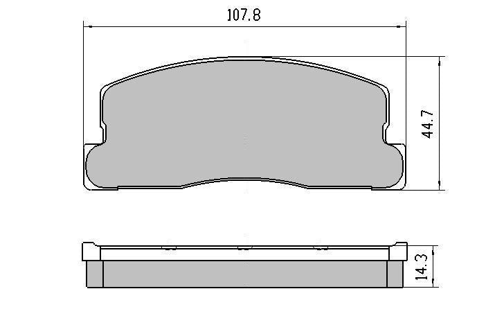 RDA GP Max Brake Pad Set Front RDB280