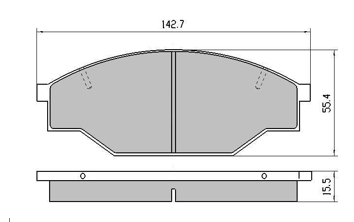 RDA GP Max Brake Pad Set Front RDB318