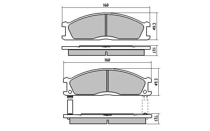 RDA Phantom Ceramic Brake Pad Set Front RDC438