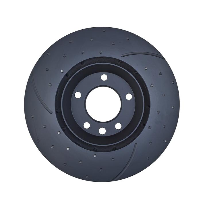 RDA Slotted And Dimpled Brake Rotor 350mm Front LH RDA7664D
