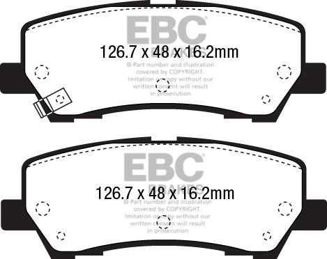RDA Brakes Extreme Brake Pad Set Rear RDX2450SM
