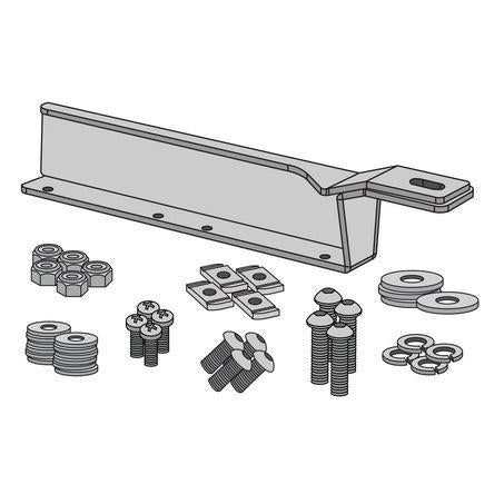 REDARC Solar Panel Mounting Bracket (Rhino Rack Vortex & Heavy Duty) SPMB0001