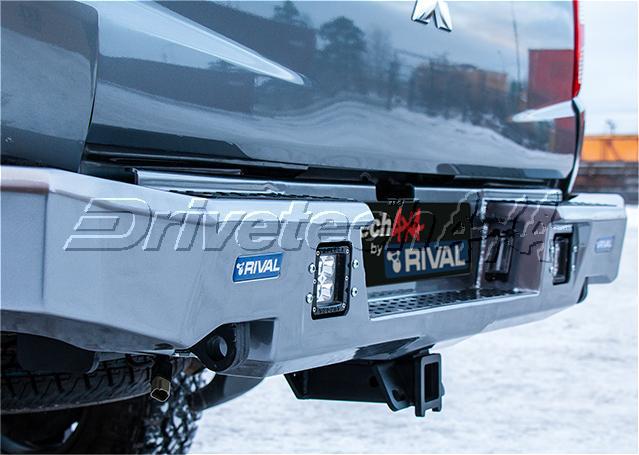 Drivetech 4x4 by RIVAL Aluminium Rear Bar fits Triton MQ DT-2D40031