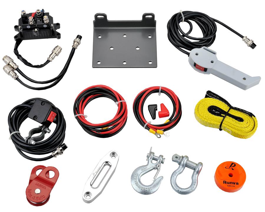 Runva 3.5P ATV Winch 12V 3500lb W/Steel Cable 35P12VS