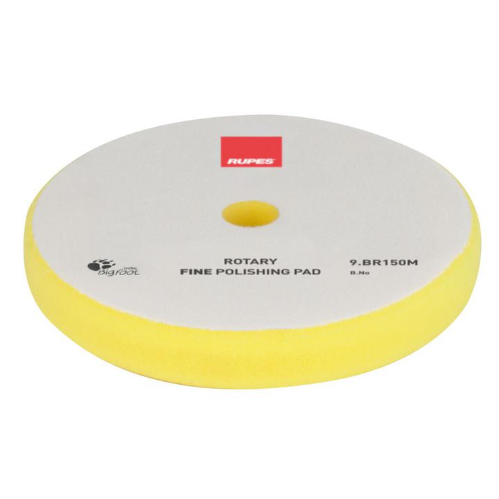 Rupes Bigfoot Rotary Foam Polishing Pad Yellow Fine 135mm