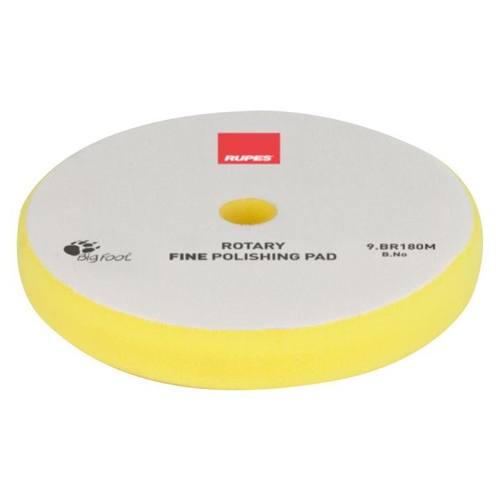 Rupes Bigfoot Rotary Foam Polishing Pad Yellow Fine 160mm