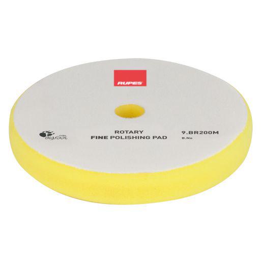 Rupes Bigfoot Rotary Foam Polishing Pad Yellow Fine 180mm