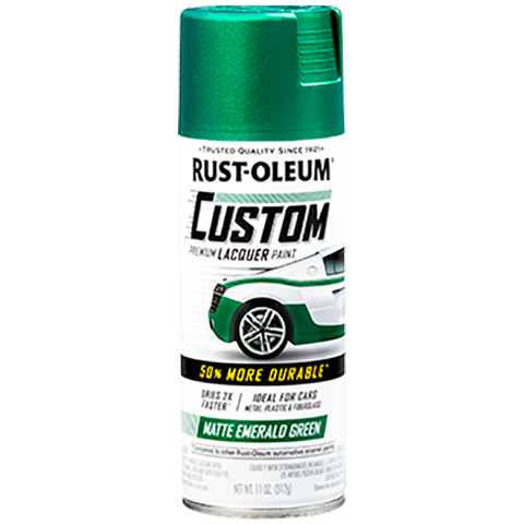 Rust-Oleum Premium Custom Lacquer Matte Emerald Green 311g 340562
