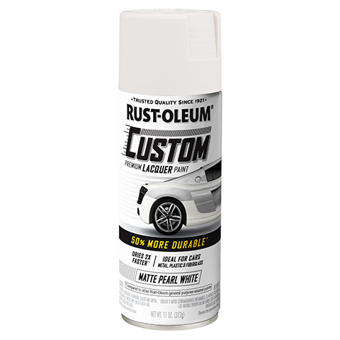 Rust-Oleum Premium Custom Lacquer Matte Pearl White 311g 352721