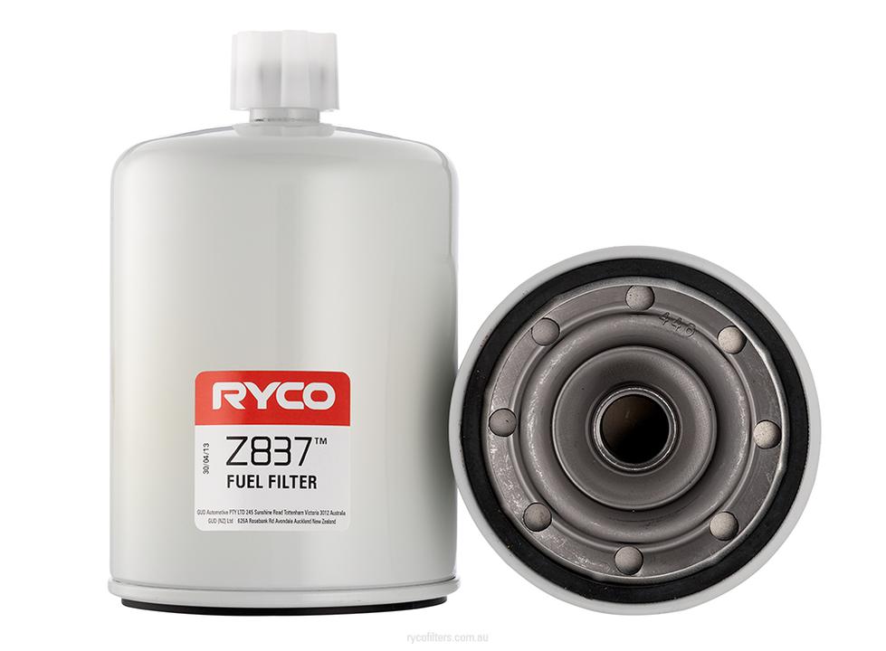 Ryco Fuel Filter Heavy Duty Water Seperator Z837