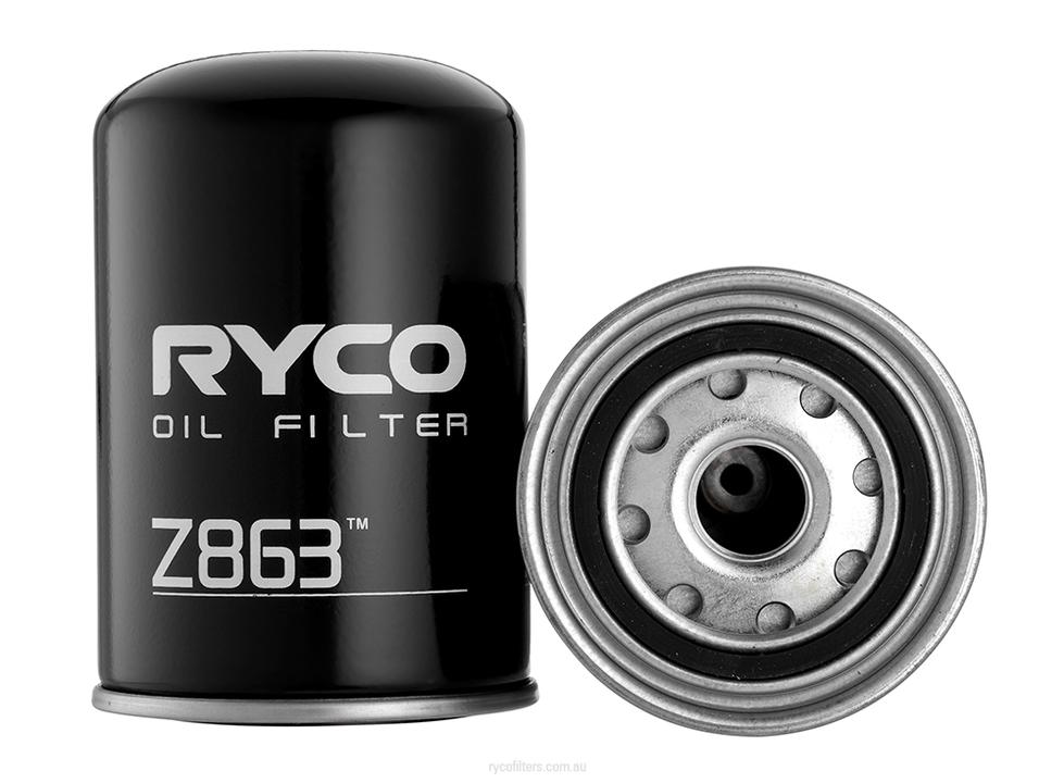 Ryco Oil Filter Heavy Duty Spin-On Z863