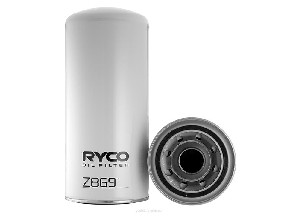Ryco Oil Filter Heavy Duty Spin-On Z869
