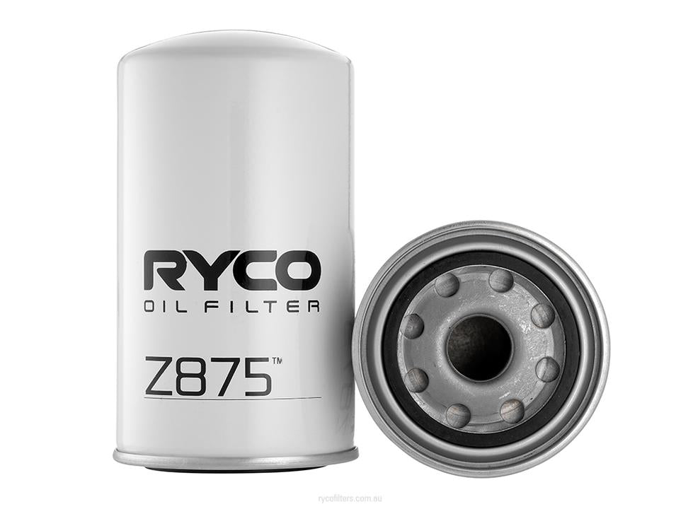 Ryco Oil Filter Heavy Duty Spin-On Z875