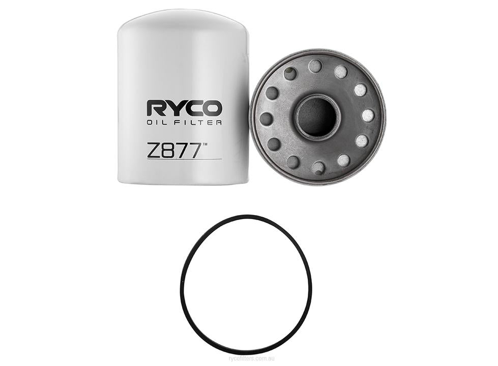 Ryco Oil Filter Heavy Duty Spin-On Z877