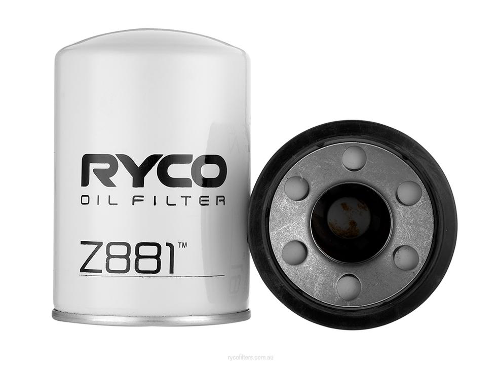 Ryco Oil Filter Heavy Duty Spin-On Z881