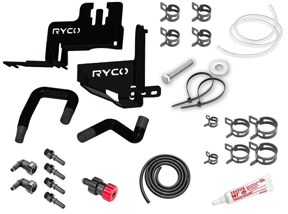 Ryco Vehicle Specific Catch Can and Fuel Water Separator Installation Kit RVSK113