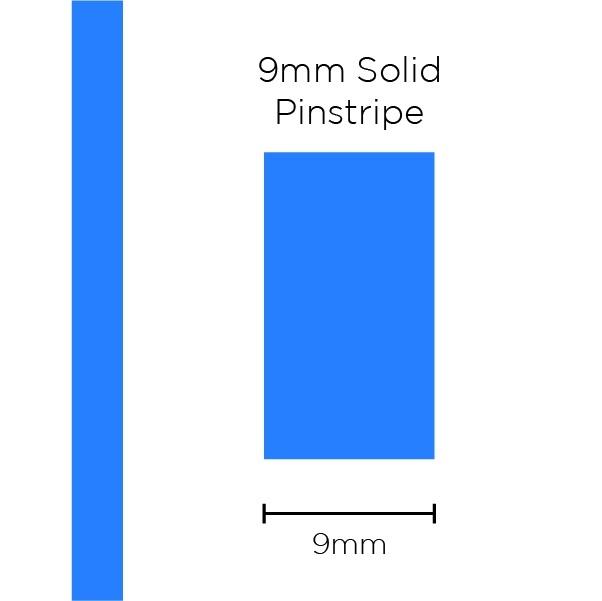 Autoco Solid Pinstripe Medium 9mm Blue 11304