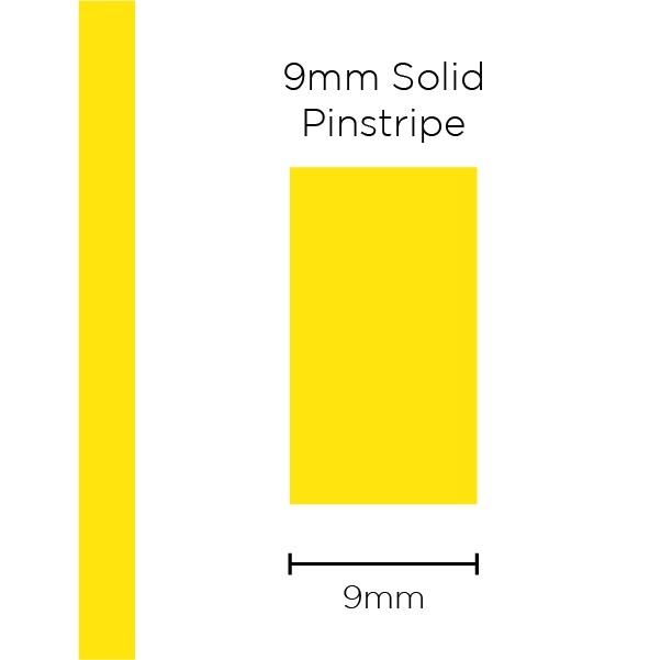 SAAS Pinstripe Solid Yellow 9mm x 10m 11317