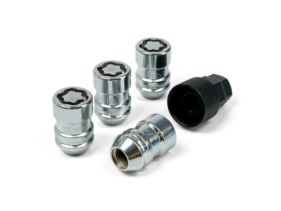 SAAS Locking Wheel Nuts Internal Star Bulge M12x1.50 (4 Pack) 933526