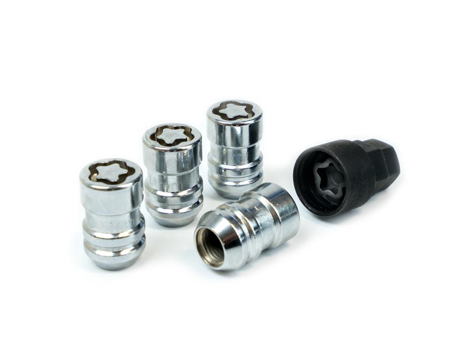 SAAS Locking Wheel Nuts Internal Star Bulge M14x1.50 (4 Pack) 933529