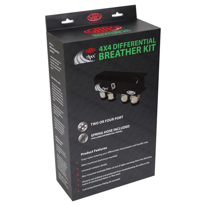 SAAS Diff Breather Kit 4 Port fits Ford Ranger/Mazda BT-50 DB1002