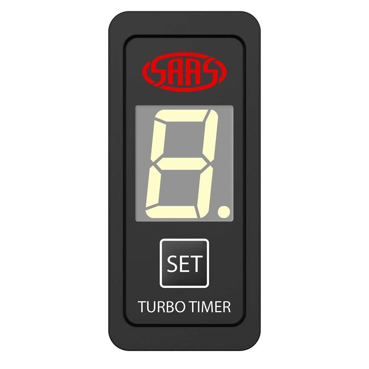 SAAS Turbo Timer Digital Switch Gauge Auto (Suits Carling) 49x23mm SG81804