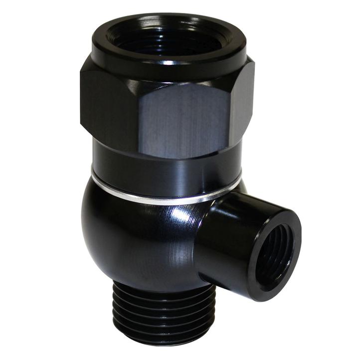 SAAS LS Oil Pressure Adaptor M16x1.5 Black SGA1002