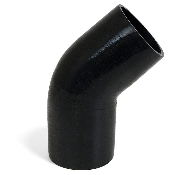 SAAS Silicone 45 Degree Hose 102 x 102mm Black SSH45102102