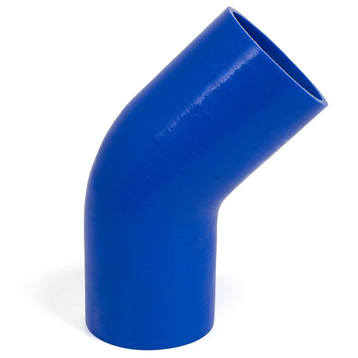 SAAS Silicone 45 Degree Hose 89 x 89mm Blue SSH458989E