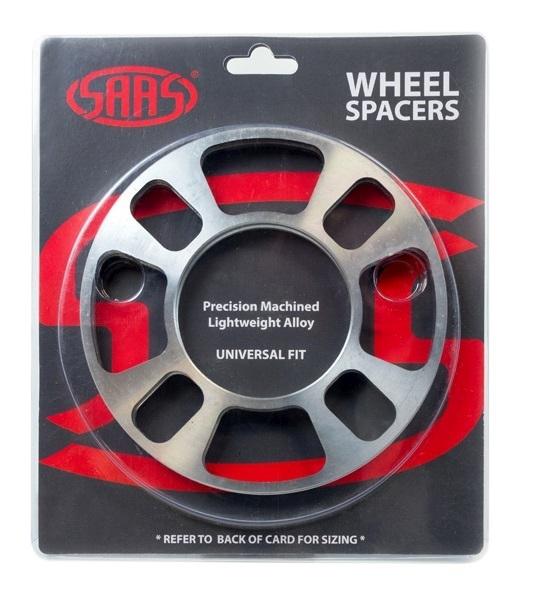 SAAS Wheel Spacer Universal 4 Stud 5mm (Pair) WS4005