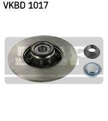 SKF Brake Rotor w/ Bearing 249mm Rear VKBD 1017