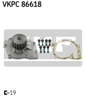 SKF Water Pump VKPC 86618