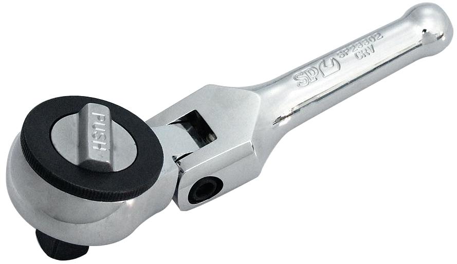 SP Tools Ratchet Stubby Flexhead 1/2""Dr x 45Teeth
