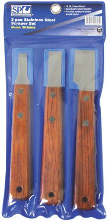 SP Tools Scraper S/Steel 3Pc Set
