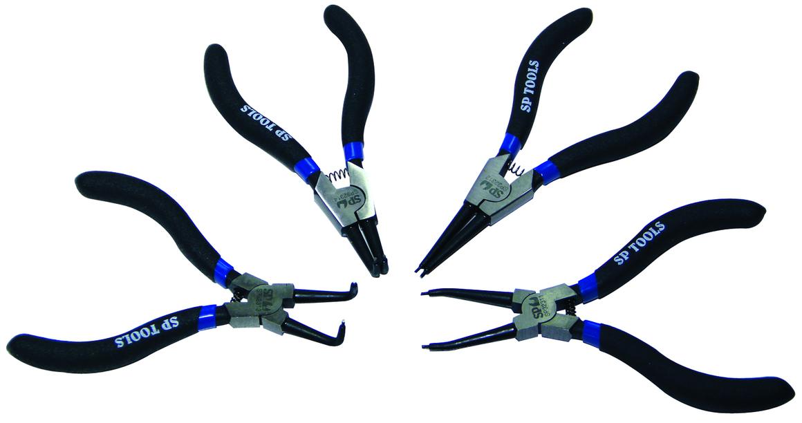 SP Tools Circlip Plier Set 4Pc 175Mm