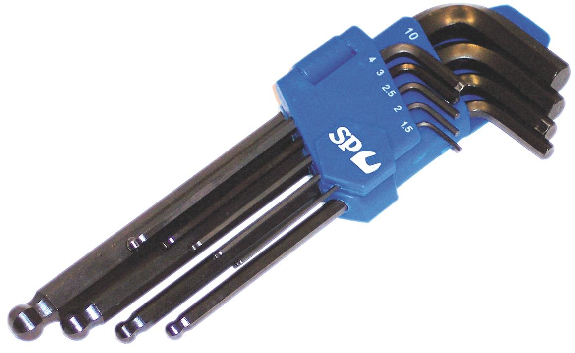 SP Tools Key Set 9Pc Metric Ball Drive Hex