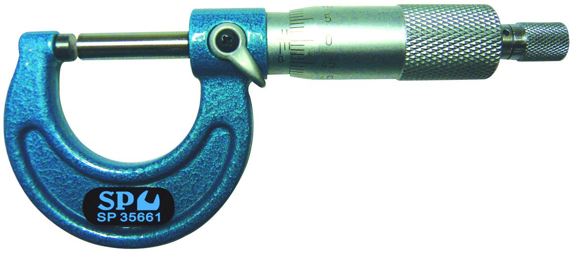 SP Tools Micrometer Outside 0-25mm (0.01 Reading)