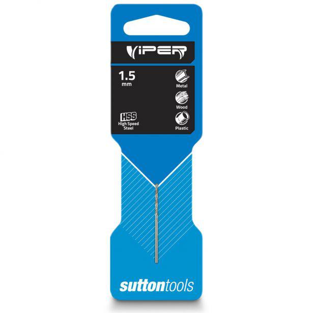 Sutton Jobber Drill Bit Viper HSS 1.5x40mm S/P HSP150