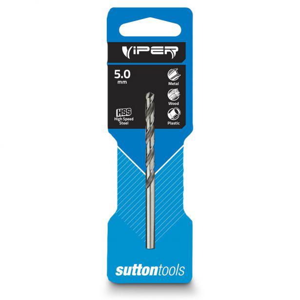 Sutton Jobber Drill Bit Viper HSS 5x86mm S/P HSP500