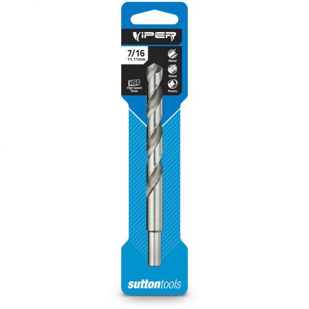 Sutton Jobber Drill Bit Viper HSS 7/16in.x140mm S/P HSP716