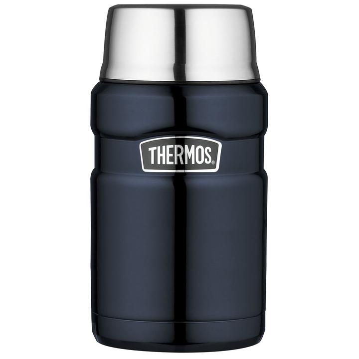 Thermos Stainless Steel Insulated Food Jar Blue 710ml Blue