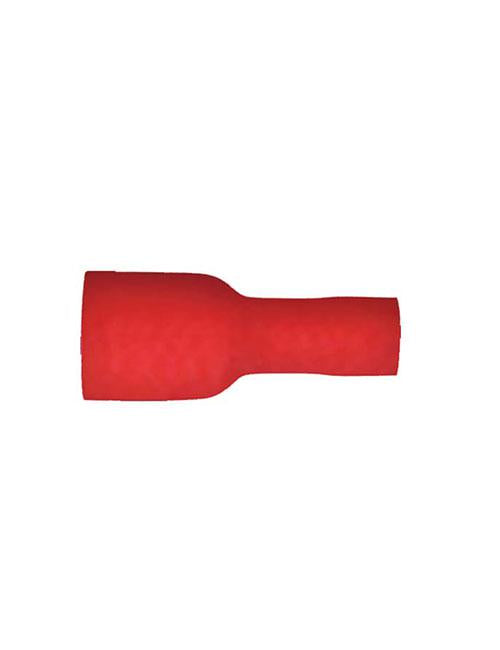 Thunder Spade Crimp Terminal Insulated Female Blade Red 6.3mm 10pc