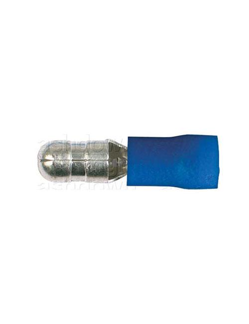 Thunder Bullet Crimp Terminal Insulated Male Blue 5mm 14pc