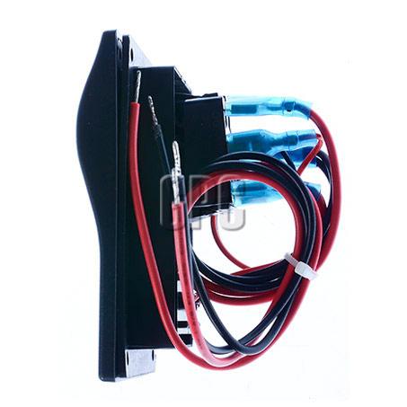 Thunder Panel Mount Dual Voltmeter w/ Switch