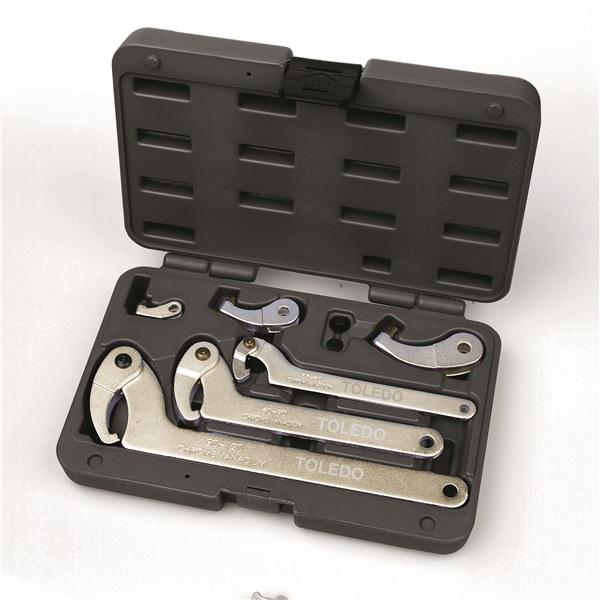 Toledo Adjustable C-Hook Wrench Set 8 Piece 315160