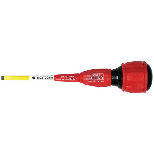 Toledo Screwdriver Insulated Sl5.0X100mm 321961