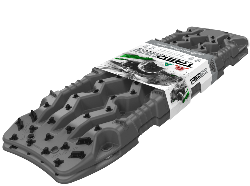 TRED PRO Recovery Boards - Gunmetal Grey TREDPROGG